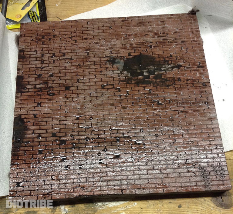 Tutorial How to create realistic brick walls for your diorama