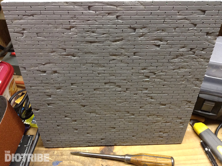 Tutorial: How to create realistic brick walls for your diorama