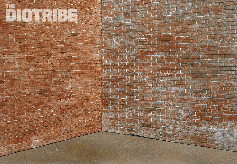 Tutorial for Making Brick walls for dioramas
