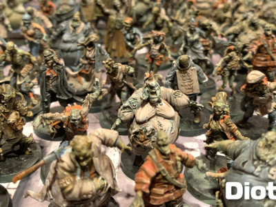 pinting an army of zombicide miniatures